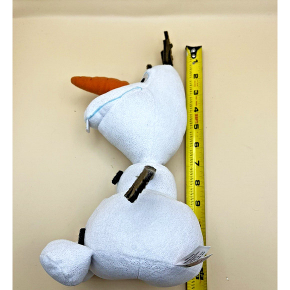 Disney Frozen Olaf Snowman 15" Knitted Stuffed Animal & 12" Ty Olaf Pair - Picture 6 of 13